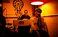 aaron, martha, bean café, nyc, april 2002