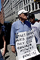 united for peace & justice march, 7th avenue, nyc, august 2004