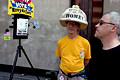 united for peace & justice march, 7th avenue, nyc, august 2004