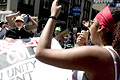 united for peace & justice march, madsion square garden, nyc, august 2004