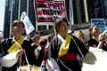 united for peace & justice march, madsion square garden, nyc, august 2004