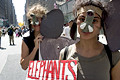 elephants who want their image back, united for peace & justice march, madsion square garden, nyc, august 2004