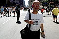 united for peace & justice march, madsion square garden, nyc, august 2004