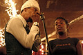 mikel, tiffany, café 111, brooklyn, october 2004